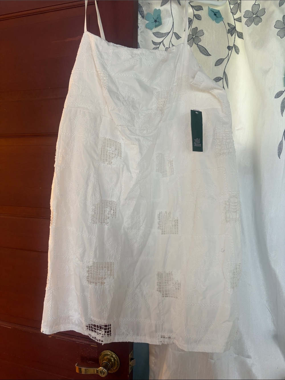 wild fable White Eyelet A-Line Sundress